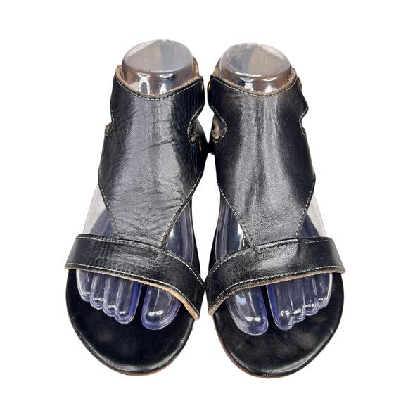 Bed Stu Women’s Soto Brown Distresed Back Zip Sandal Size US 7 - Picture 7 of 11